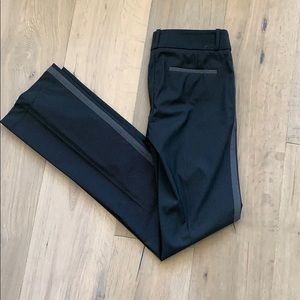 Bebe Work Pants tini stripe with grey side trim